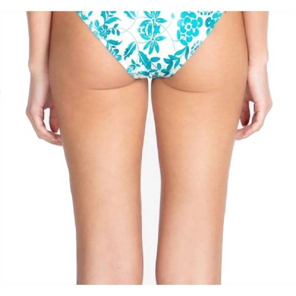 NEW JOHNNY WAS ellyo banded high waisted bottom in blue multi - Picture 2 of 3